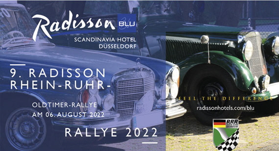 9. Radisson Rhein-Ruhr-Rallye am 6. August 2022 - mehr Informationen anklicken